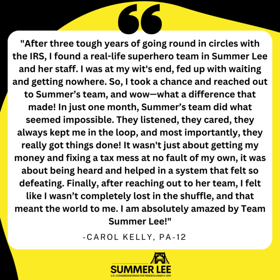 testimonial from Carol Kelly