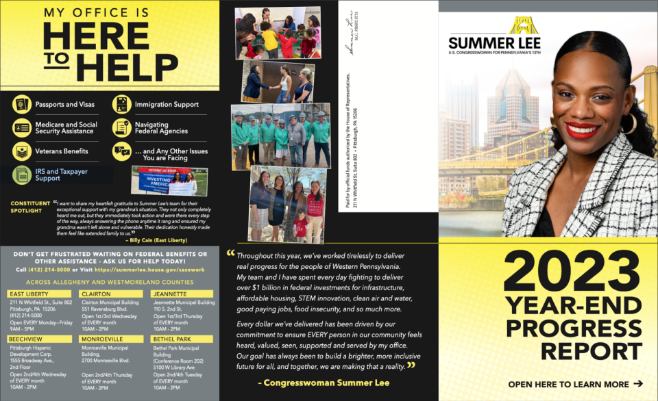 Summer Lee EOY Mailer Page  